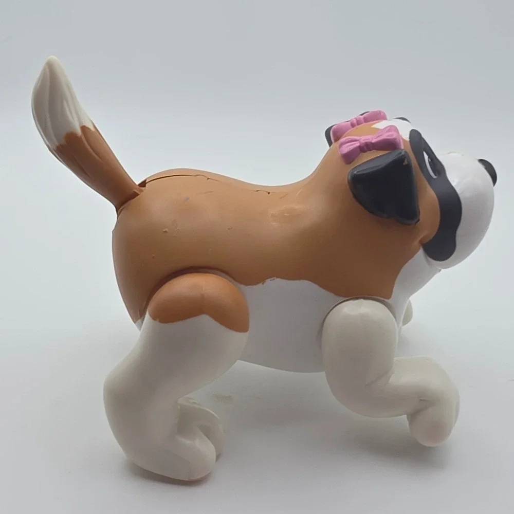 Mattel Doggie Daycare Honey Saint Bernard Figure Sandbox Tan Brown Fair 2004